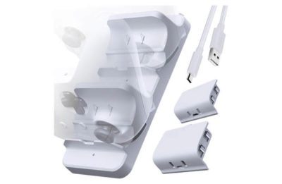 Gioteck Charging Dock with Plug and Play Batteries Gioteck Charging Dock with Plug and Play Batteries